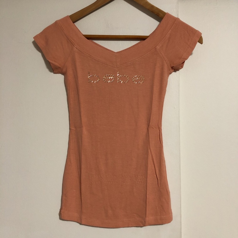 Bebe orange top
